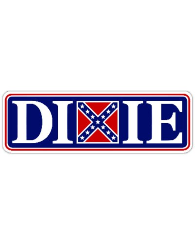 Dixie Army of Northern Virginia Battle Flag large bumper sticker